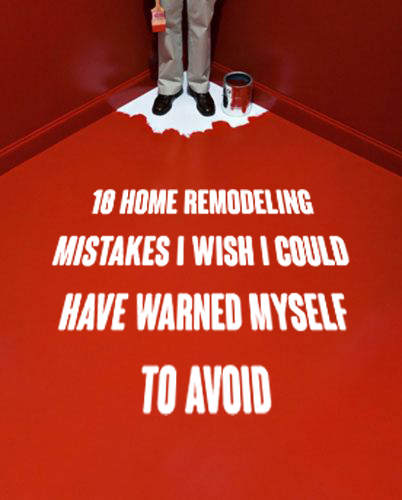 remodeling mistakes