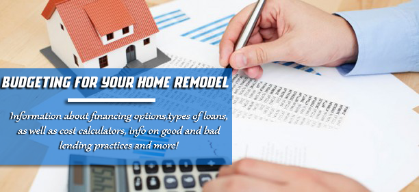 budgeting for your home remodeling project