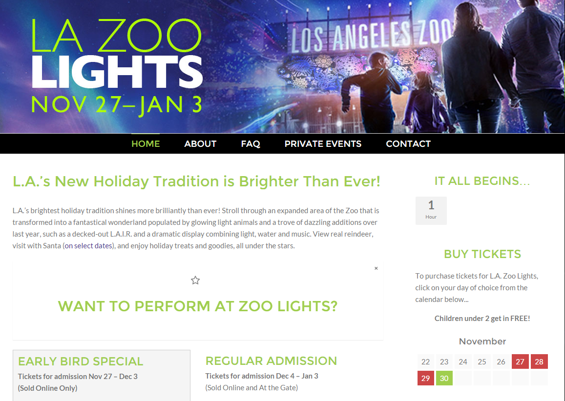 LA zoolights info